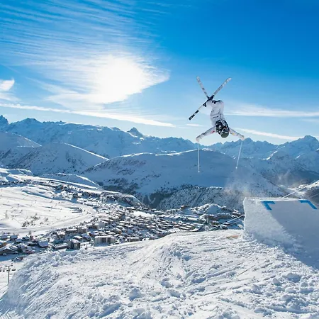 Alpe Two - Sea And Mountain Pleasure 12p- Pieds Des Pistes- Centre - Jacuzzi - Sauna - 5 - 5 Salle De Bains *